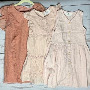 H&M Kids Dresses in Peach and Light Pink
